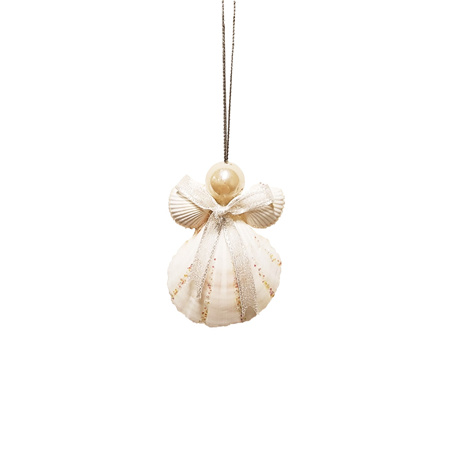 Shell & Pearl Angel Ornament