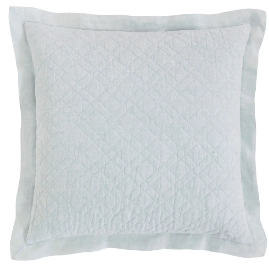 Washed Linen Quilted Sham