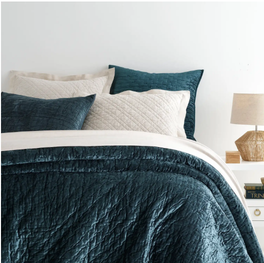 Matte Velvet Juniper Quilt