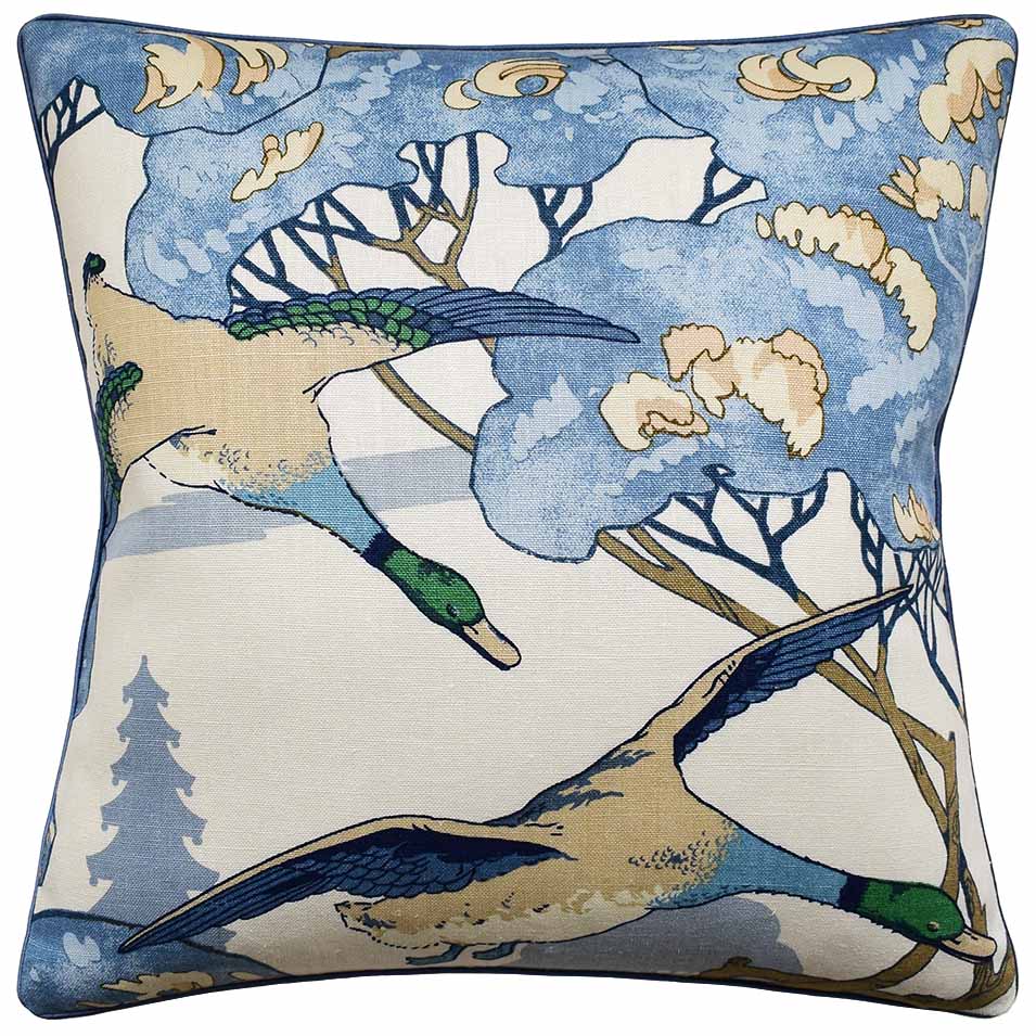 Flying Ducks Pillow