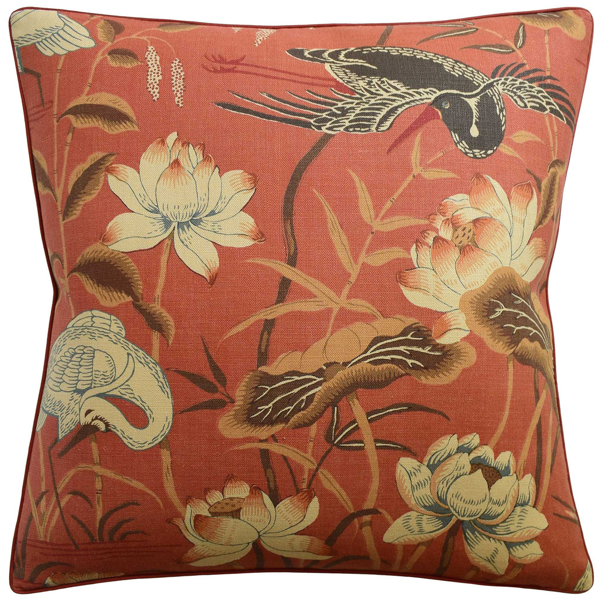 Lotus Garden Pillow