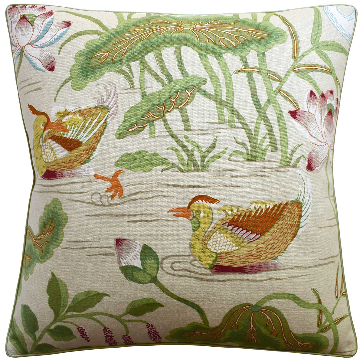 Lotus Garden Pillow