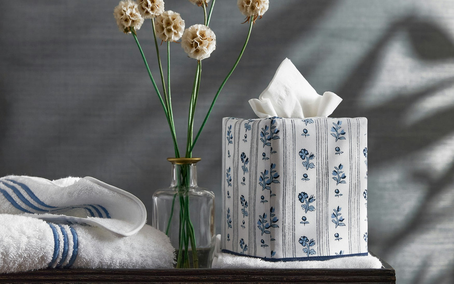 Cabanon Stripe Tissue Box Cover