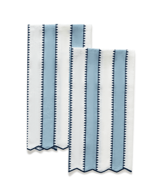 Apollo Stripe Guest Towels Set of 2