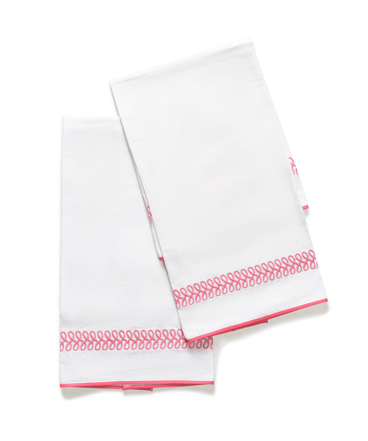 Astor Braid Guest Towel - set of 2