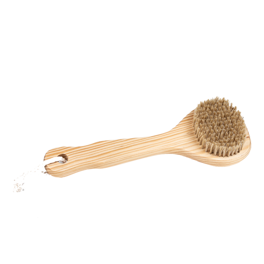 Cedar Short Handle Bath Brush