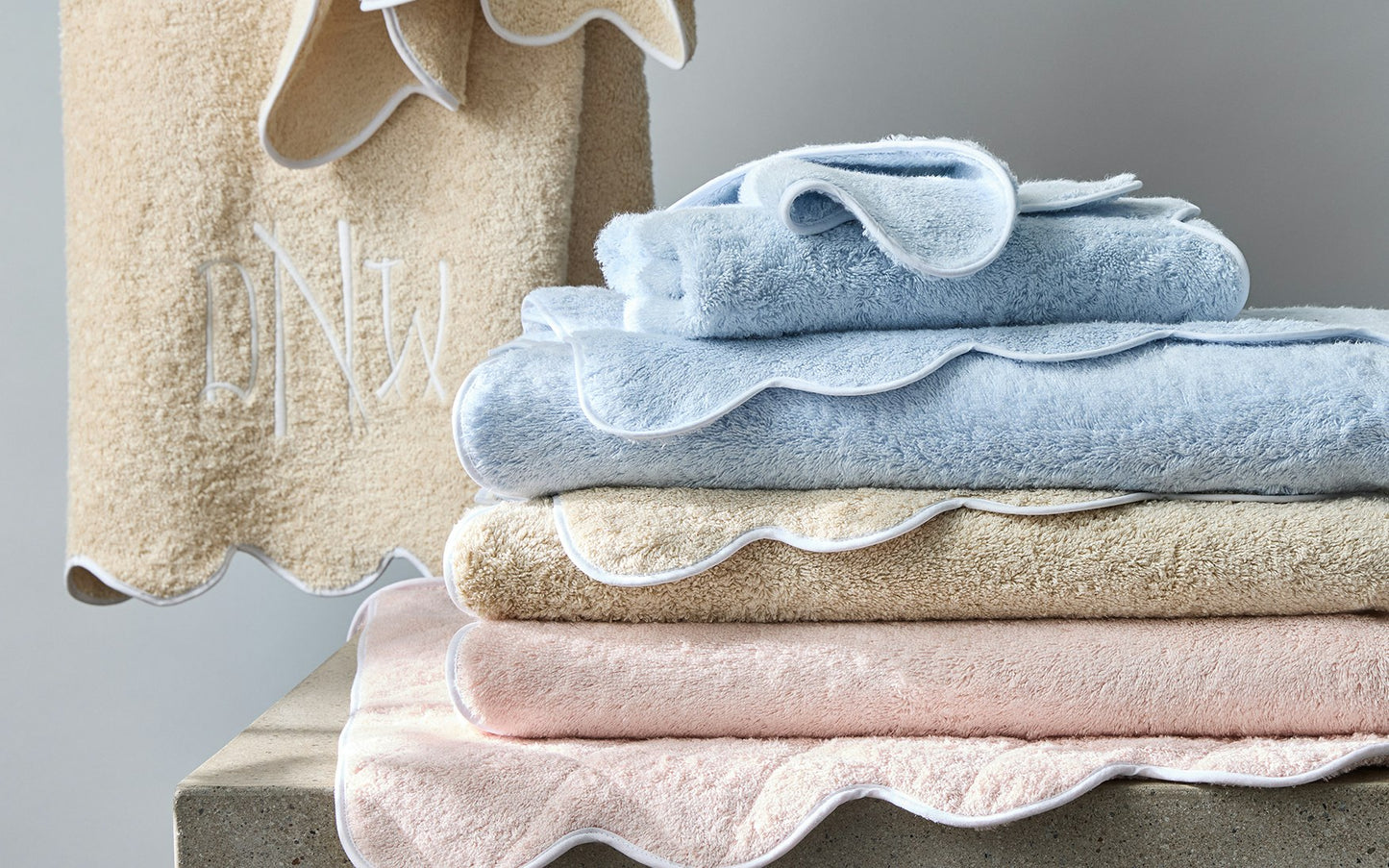 Cairo Scallop Towel