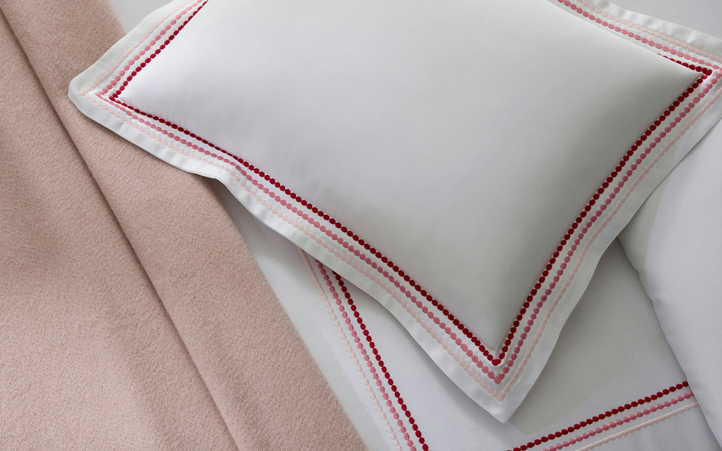 Amara Triple Pearl Pillowcase Pair