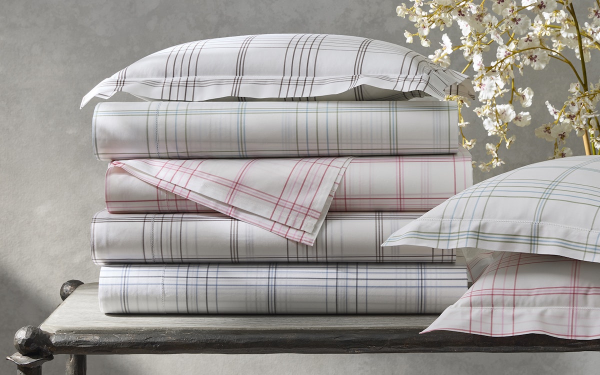 August Plaid Flat Sheet