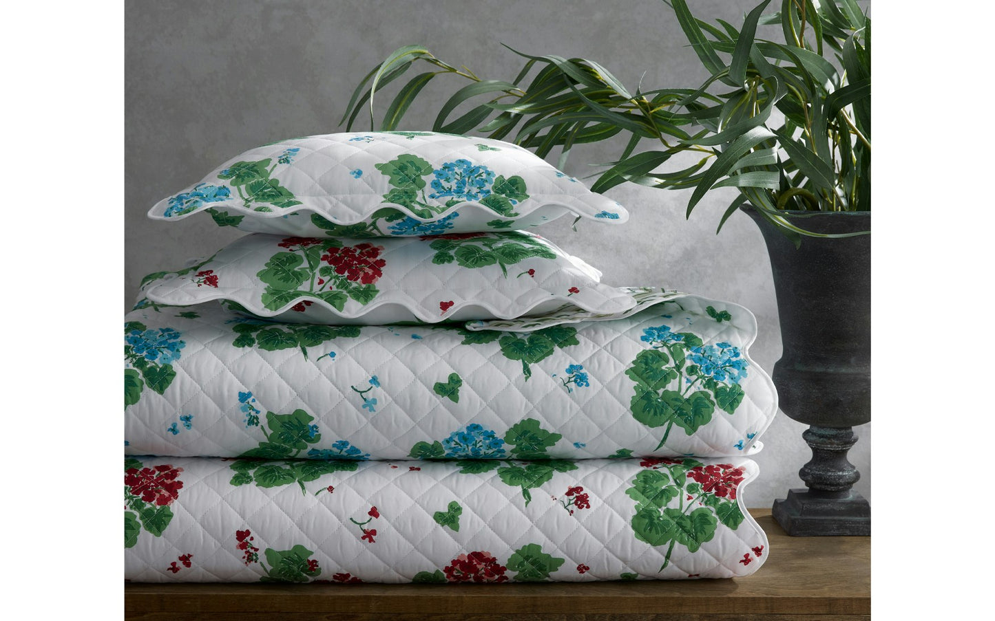 Geranium Quilted Sham