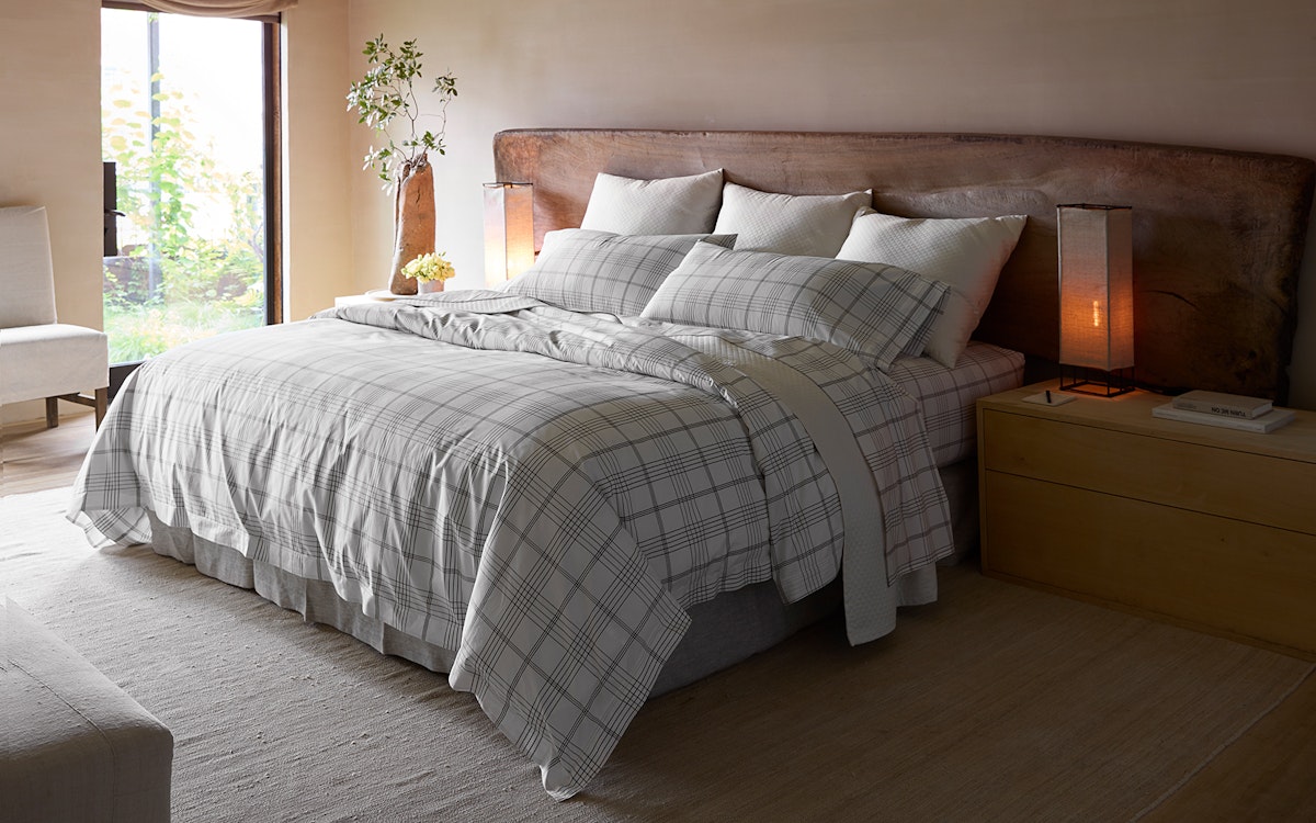 August Plaid Flat Sheet