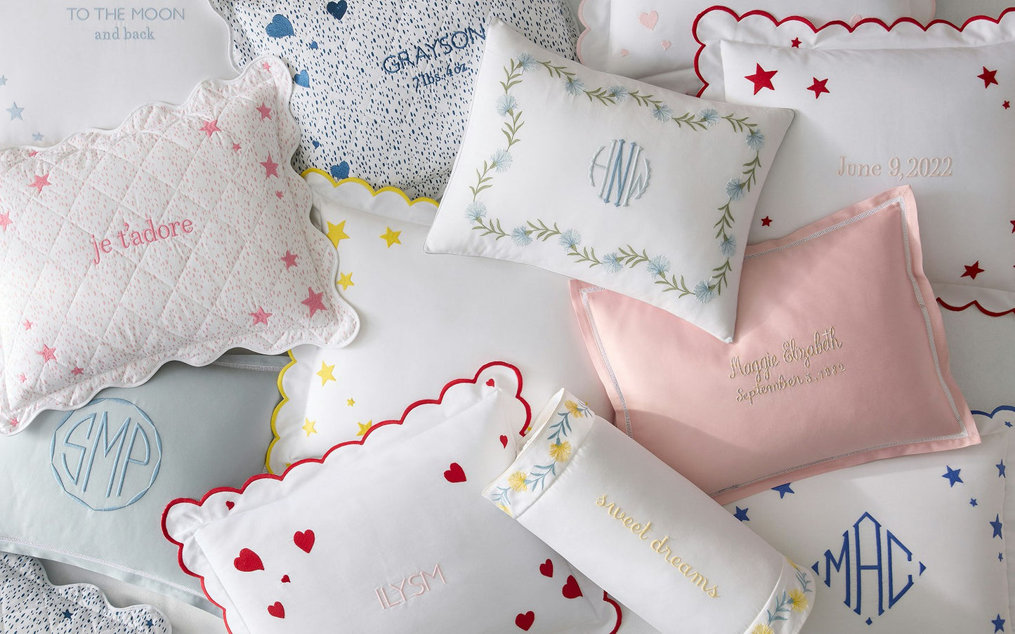 Celine Hearts Boudoir Sham
