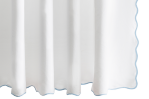 Camilla Pique Scallop Shower Curtain