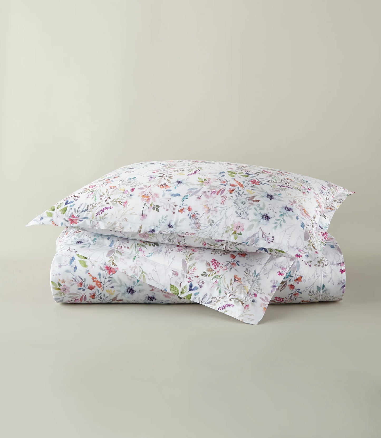 Chloe Floral Percale Duvet Set