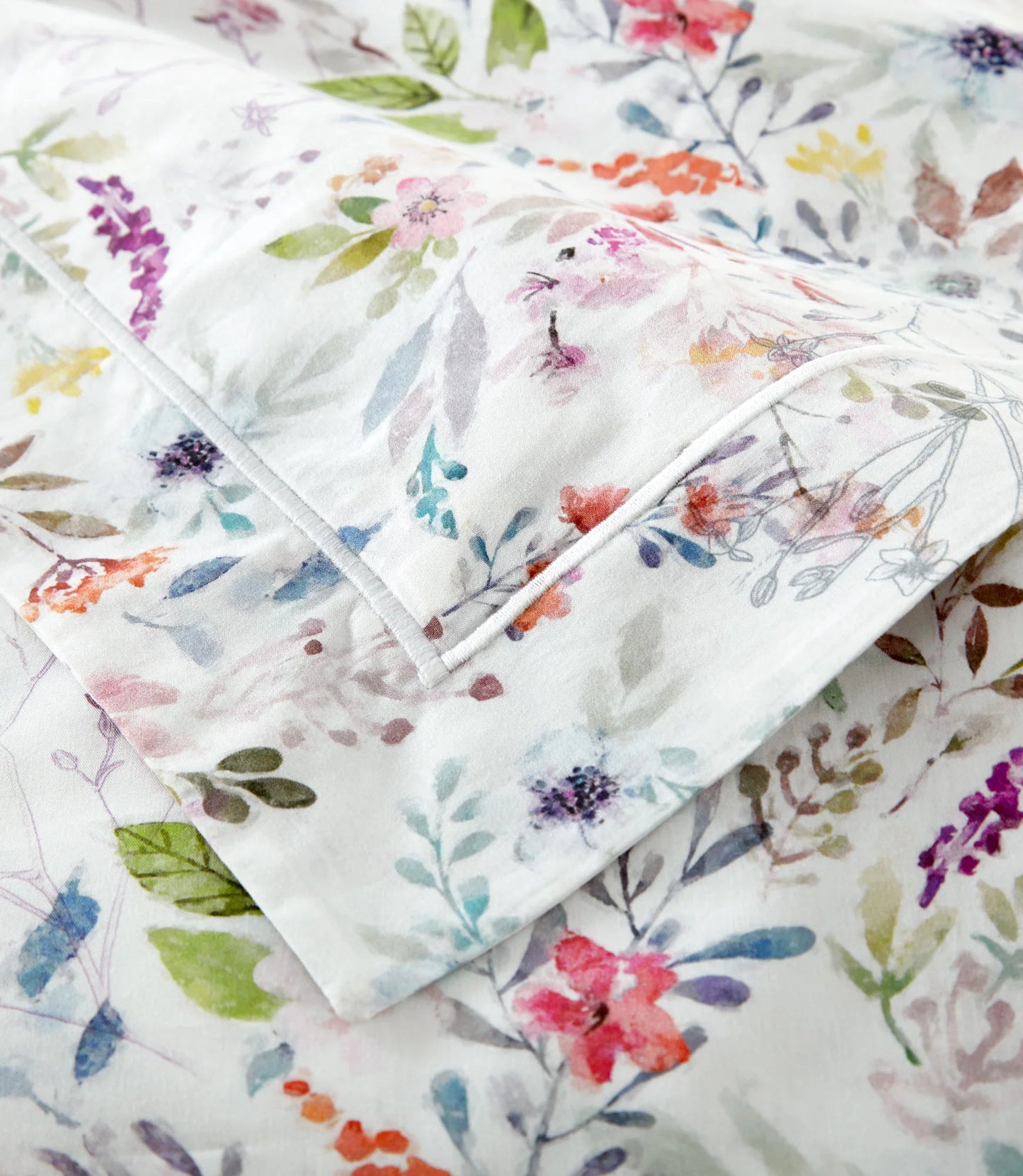 Chloe Floral Percale Duvet Set