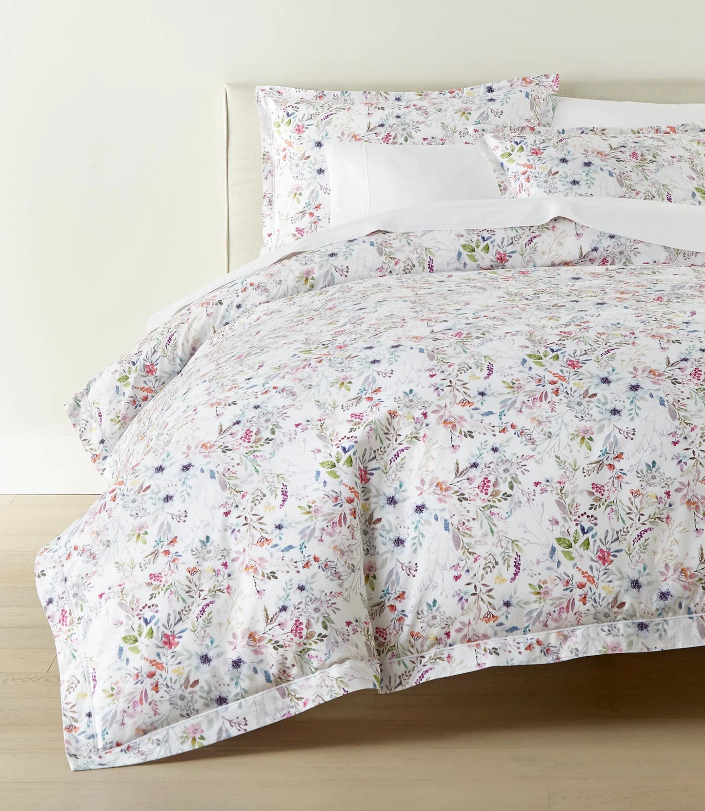 Chloe Floral Percale Duvet Set