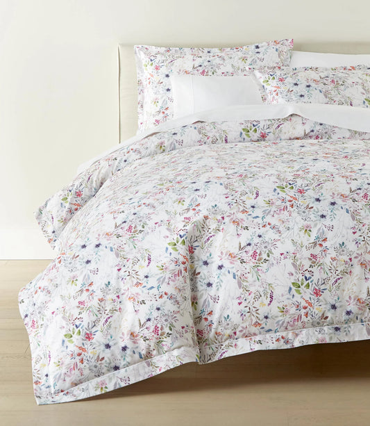 Chloe Floral Percale Duvet Set
