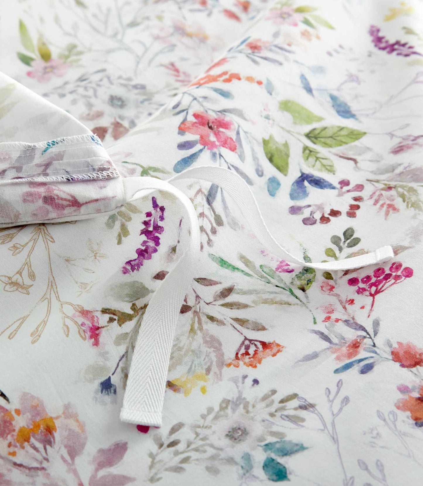 Chloe Floral Percale Duvet Set