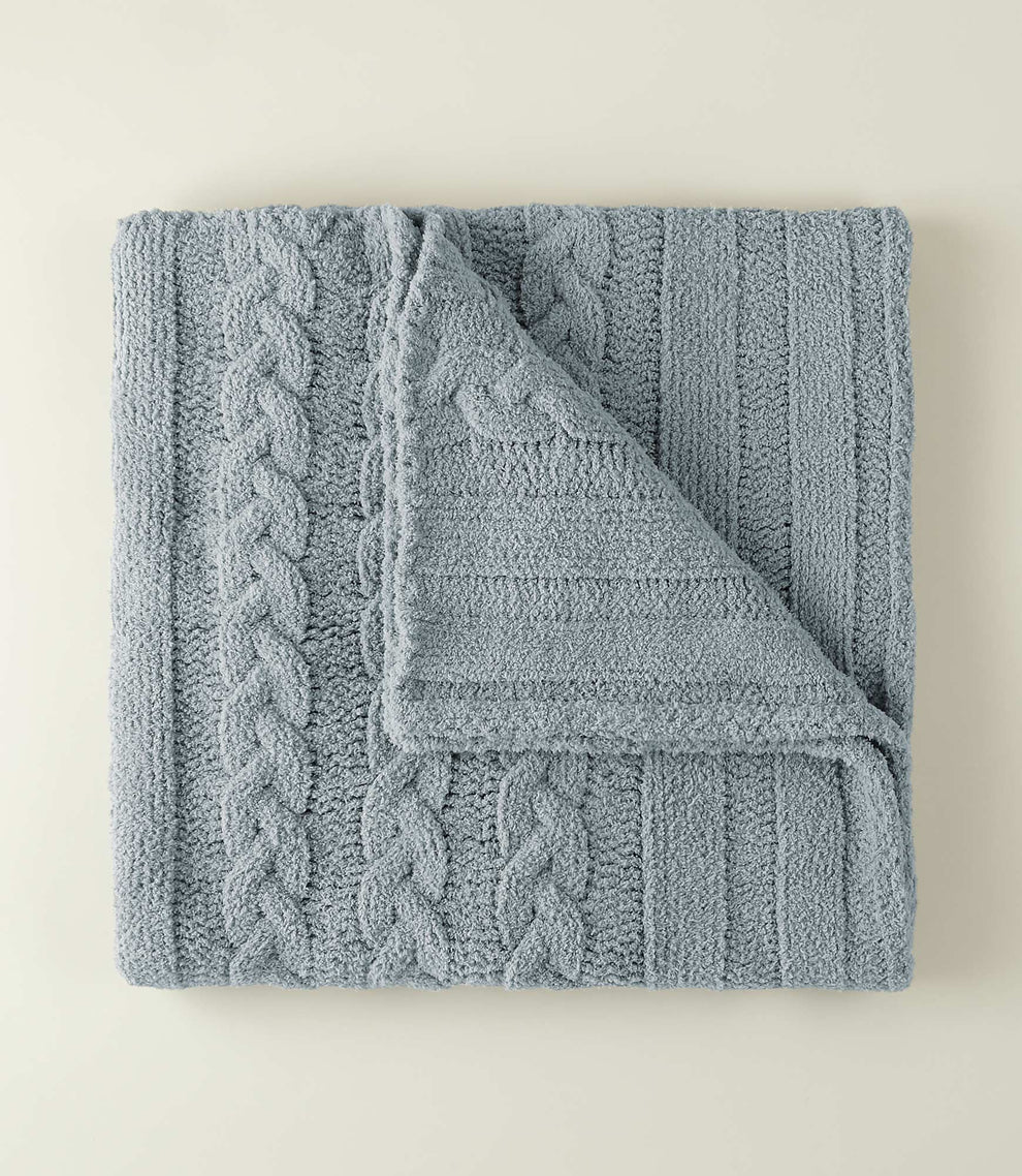 Cozy Knit Throw Blanket