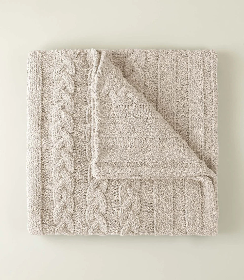 Cozy Knit Throw Blanket