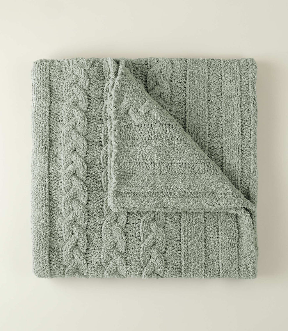 Cozy Knit Throw Blanket