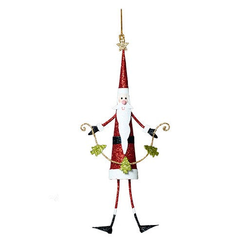 Skinny Santa w/ Tree Ornament