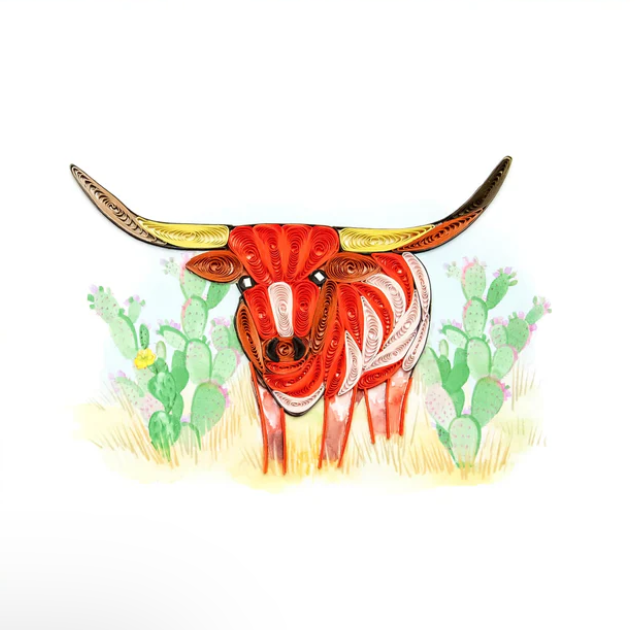 Paper Quilted Greeting Card