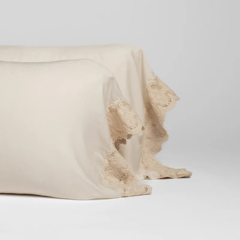 Madera Luxe Lace Pillowcase (Single)