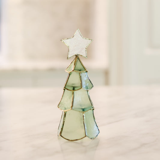Capiz Layered Tree w/Star