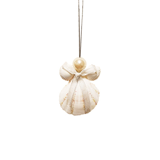 Shell & Pearl Angel Ornament