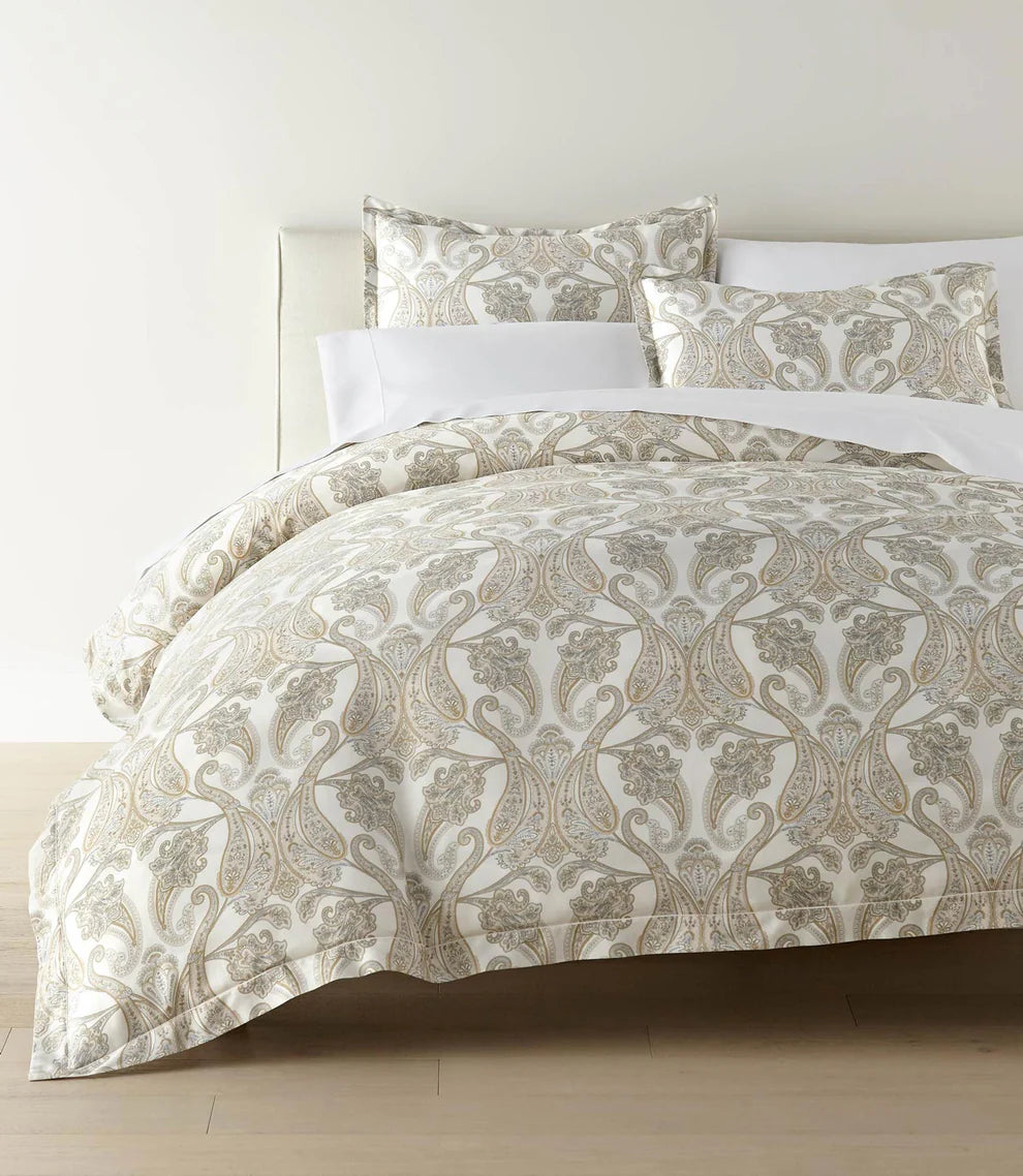 Paisley Pearl Classic Printed Duvet Set