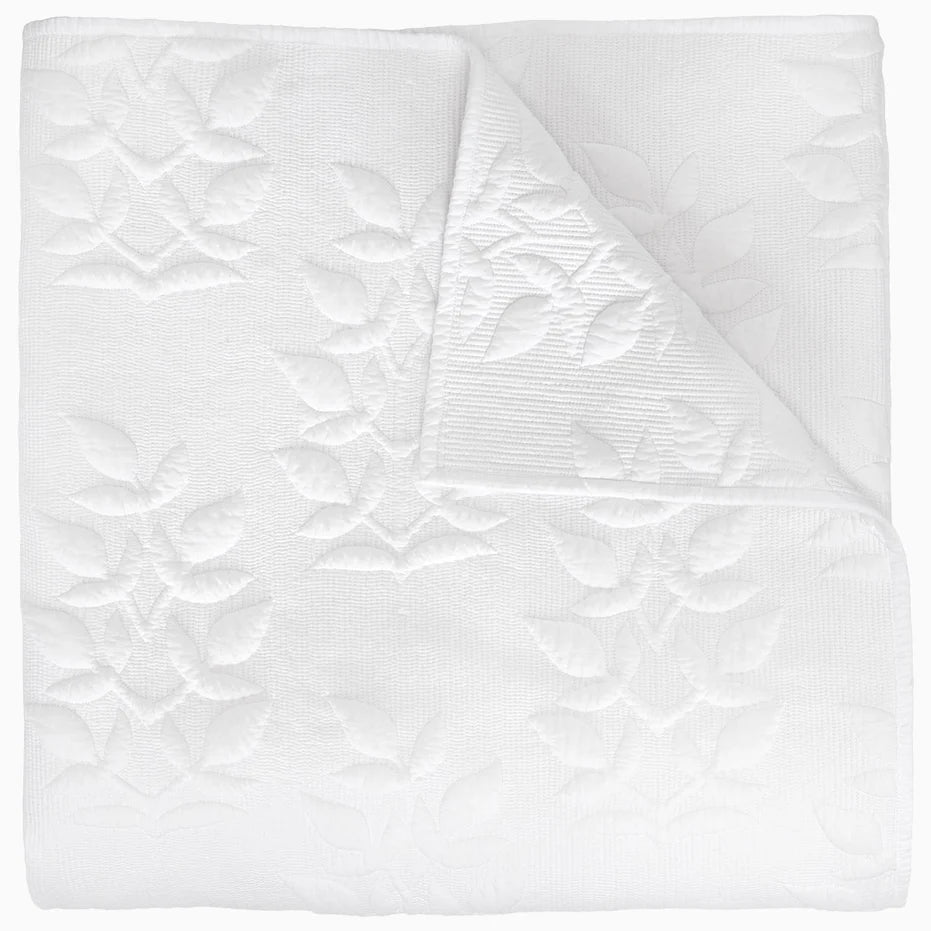 Manya White Coverlet