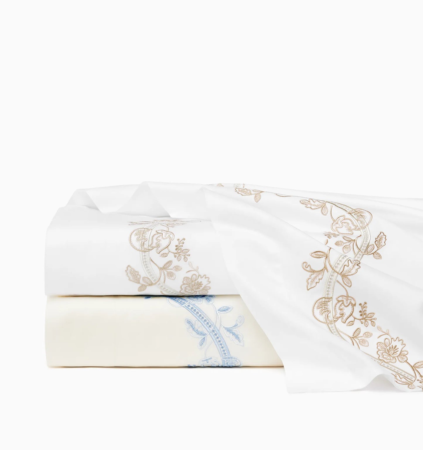 Isabella Embroidered Flat Sheet