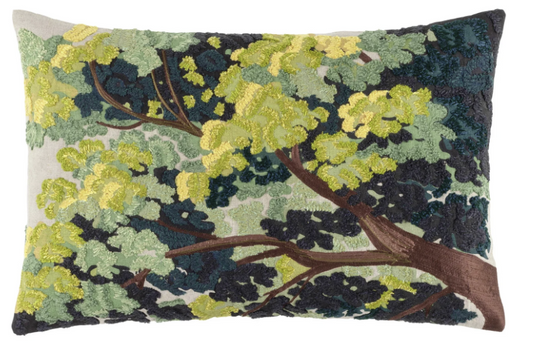 Terra Embroidered Decorative Pillow