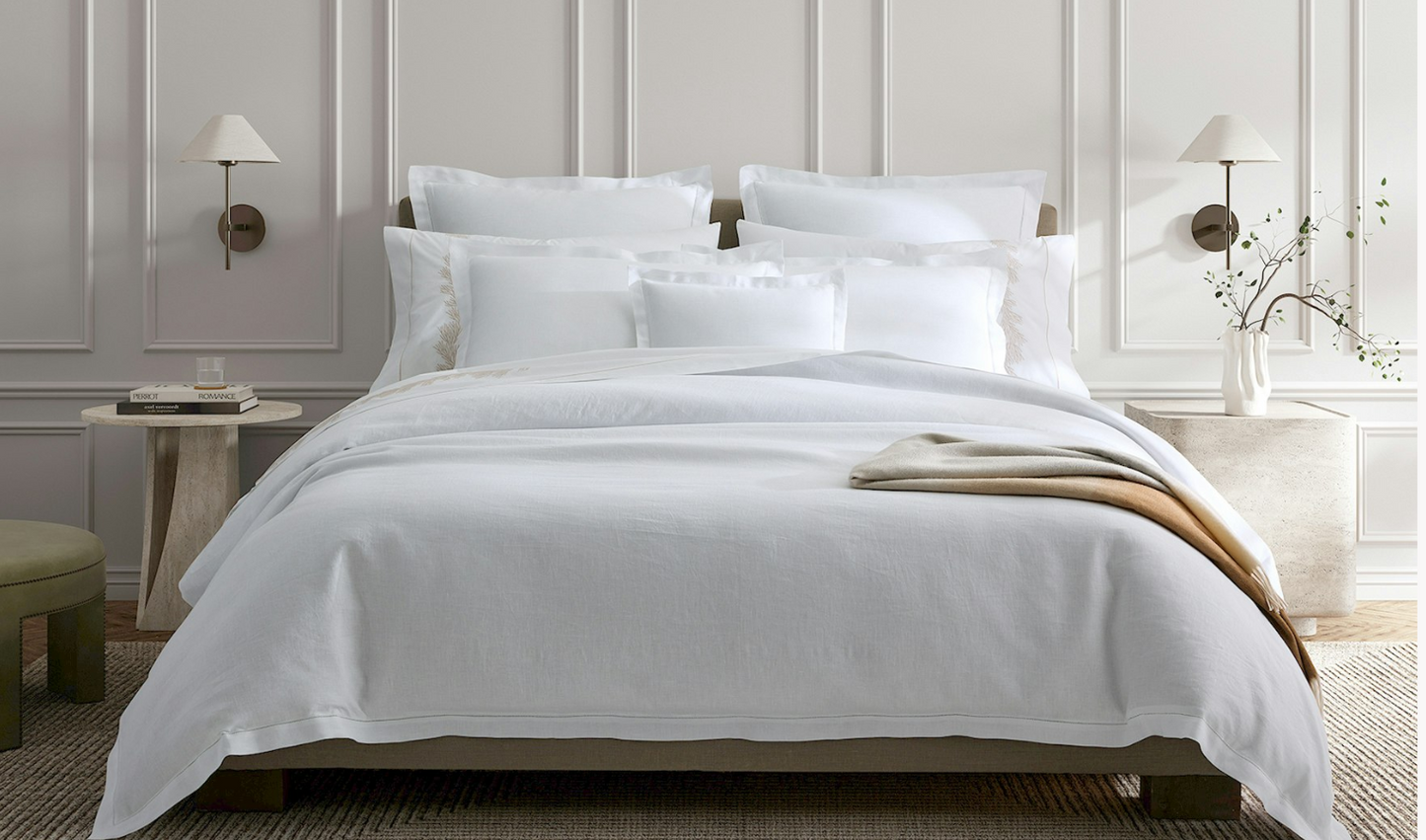 Roman Hemstitch Duvet Cover