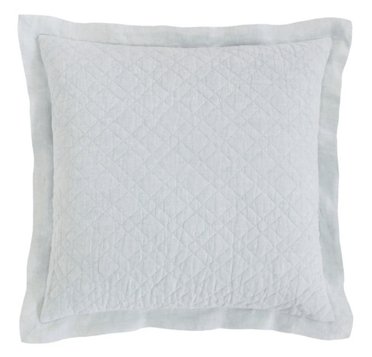 Washed Linen Quilted Sham