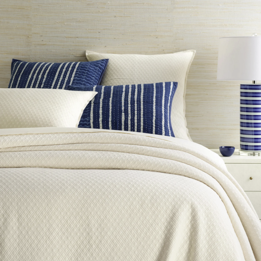 Diamond Matelassé Coverlet