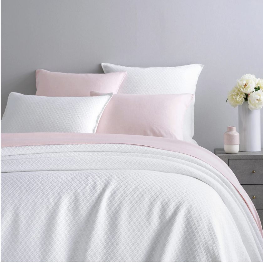 Diamond Matelassé Coverlet