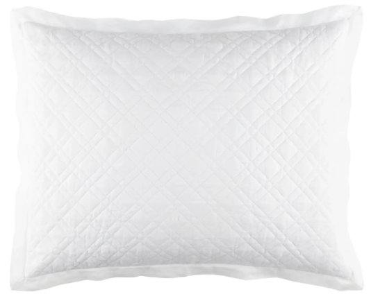Washed Linen Quilted Sham
