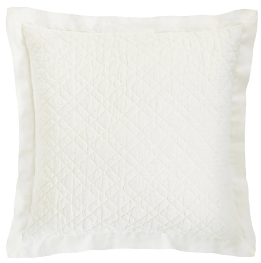 Washed Linen Quilted Sham