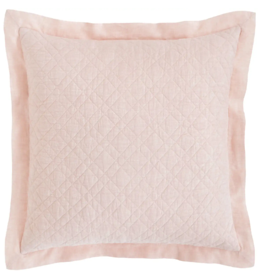 Washed Linen Quilted Sham