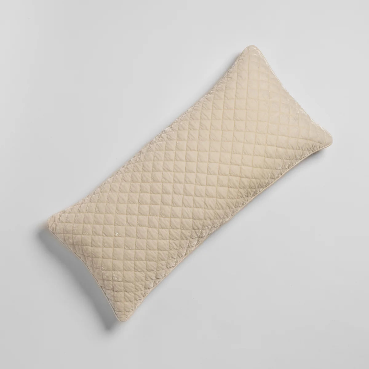 Silk Velvet Quilted Throw Pillow