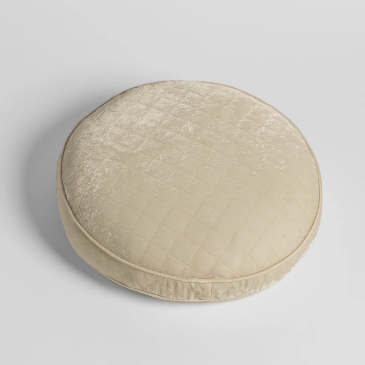Silk Velvet Quilted Throw Pillow