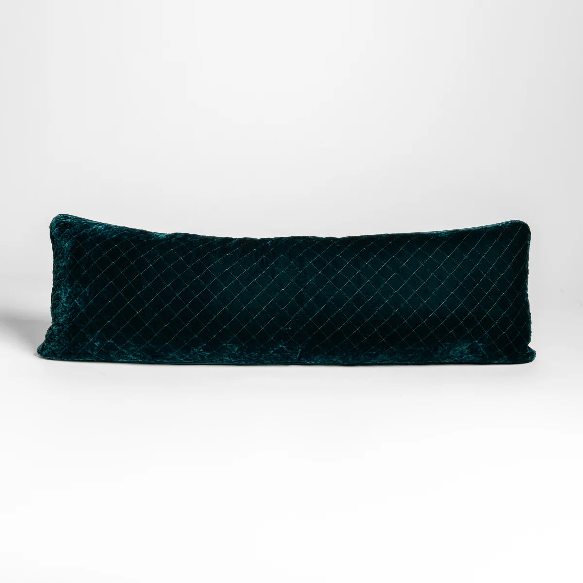 Silk Velvet Quilted Throw Pillow