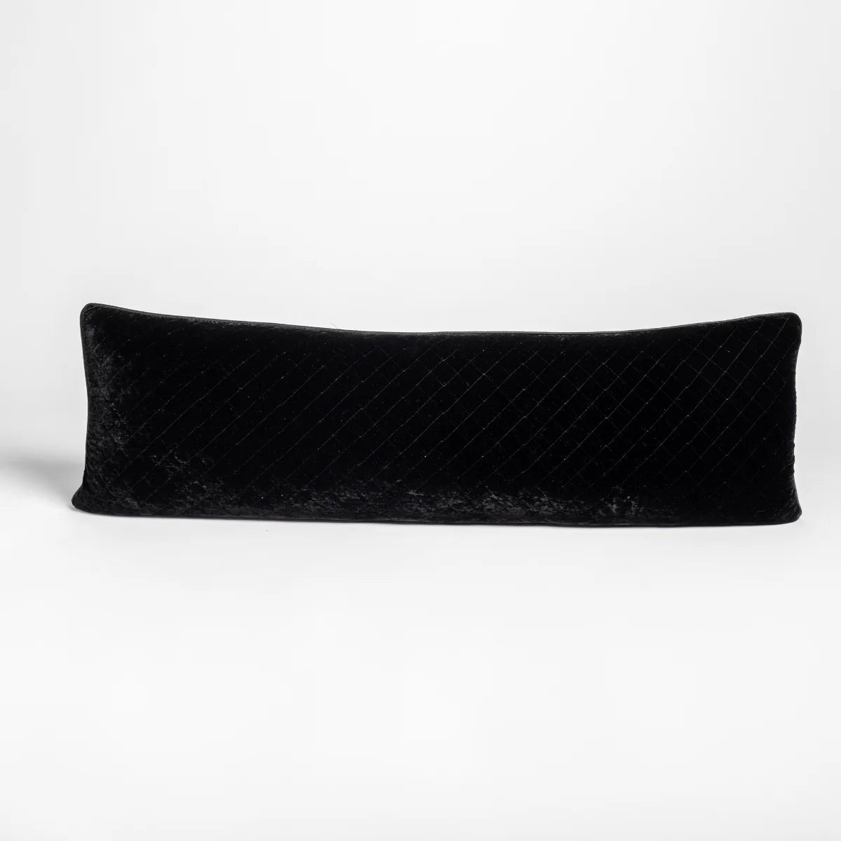 Silk Velvet Quilted Throw Pillow