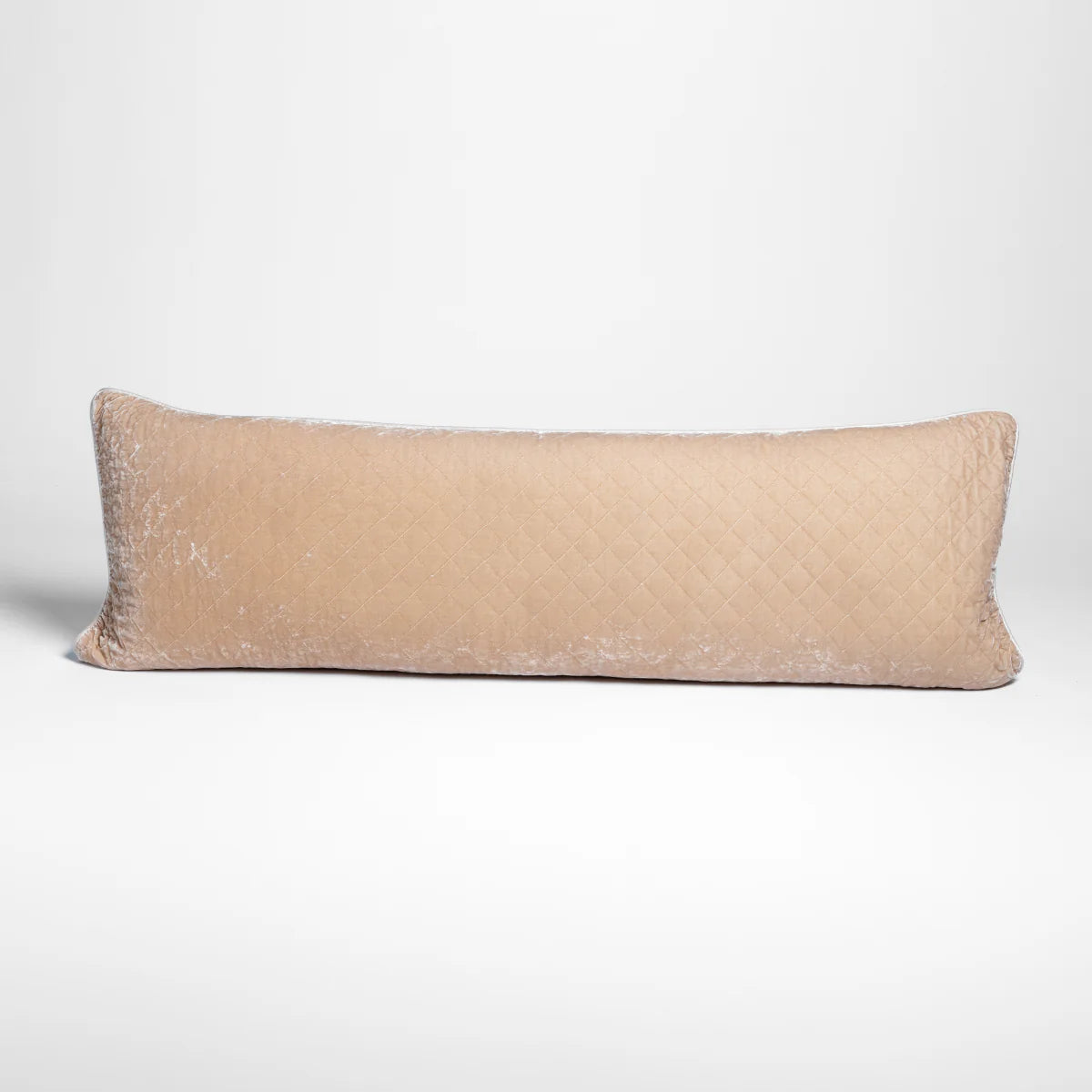 Silk Velvet Quilted Throw Pillow