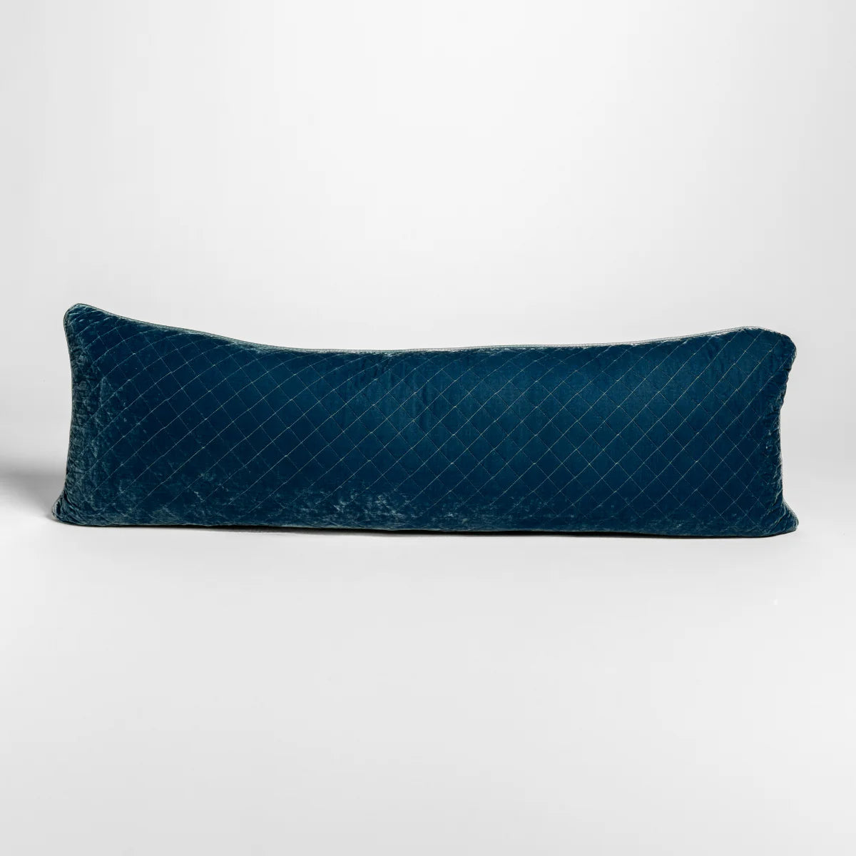 Silk Velvet Quilted Throw Pillow