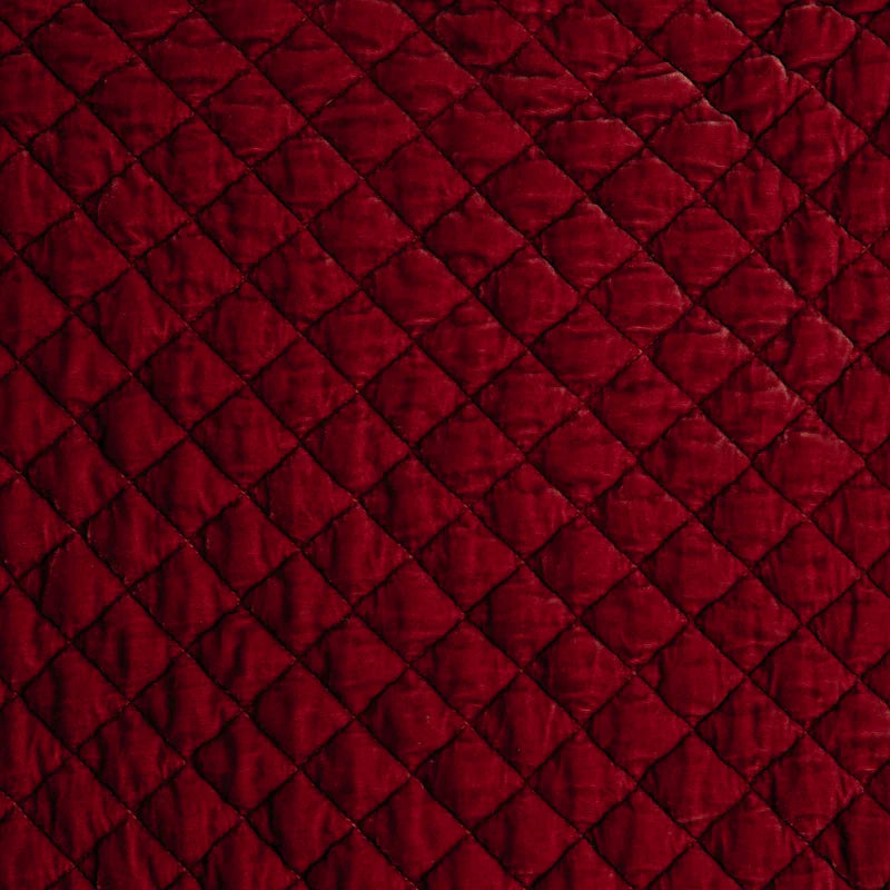 Silk Velvet Quilted Sham