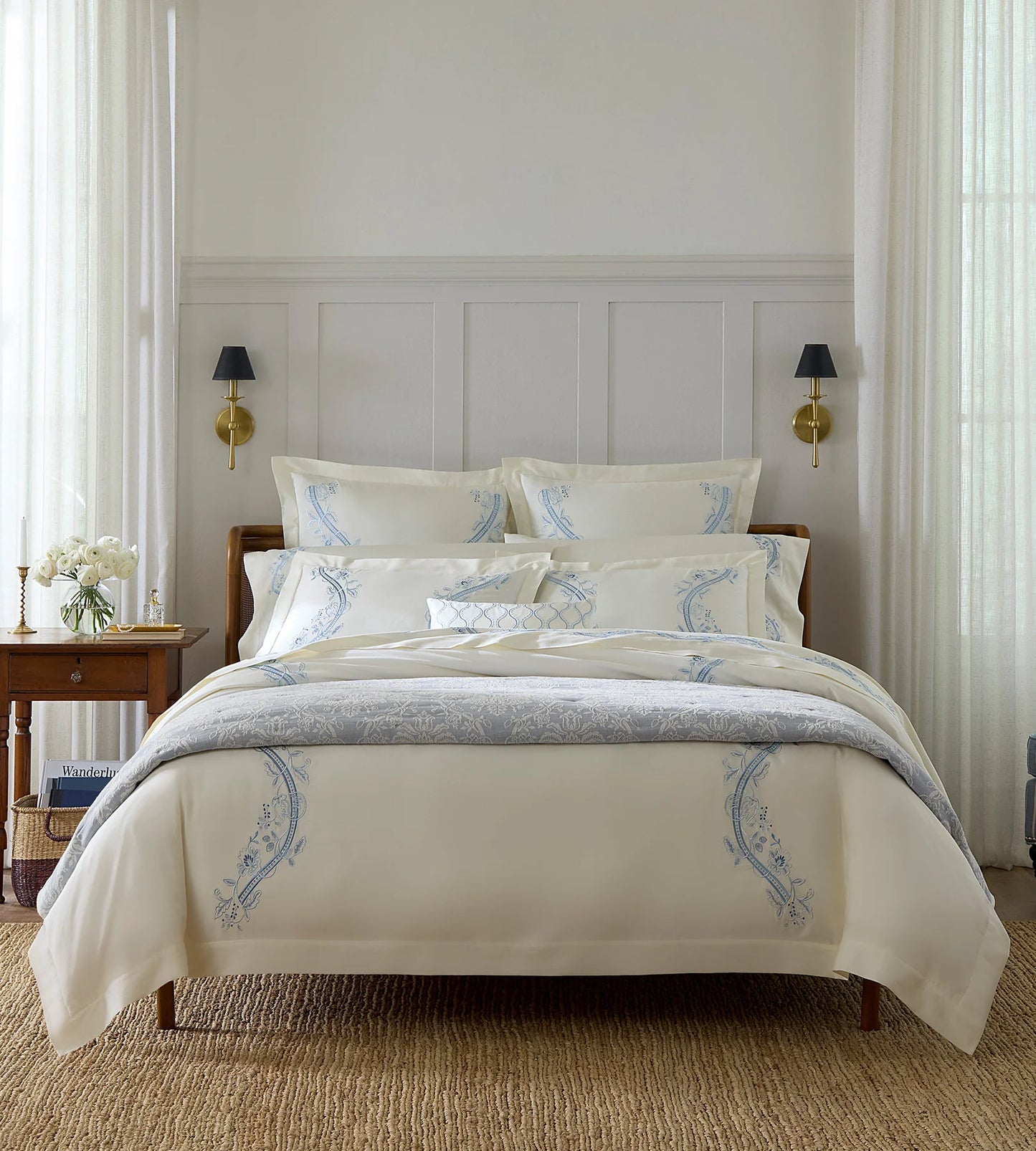 Isabella Embroidered Duvet Cover