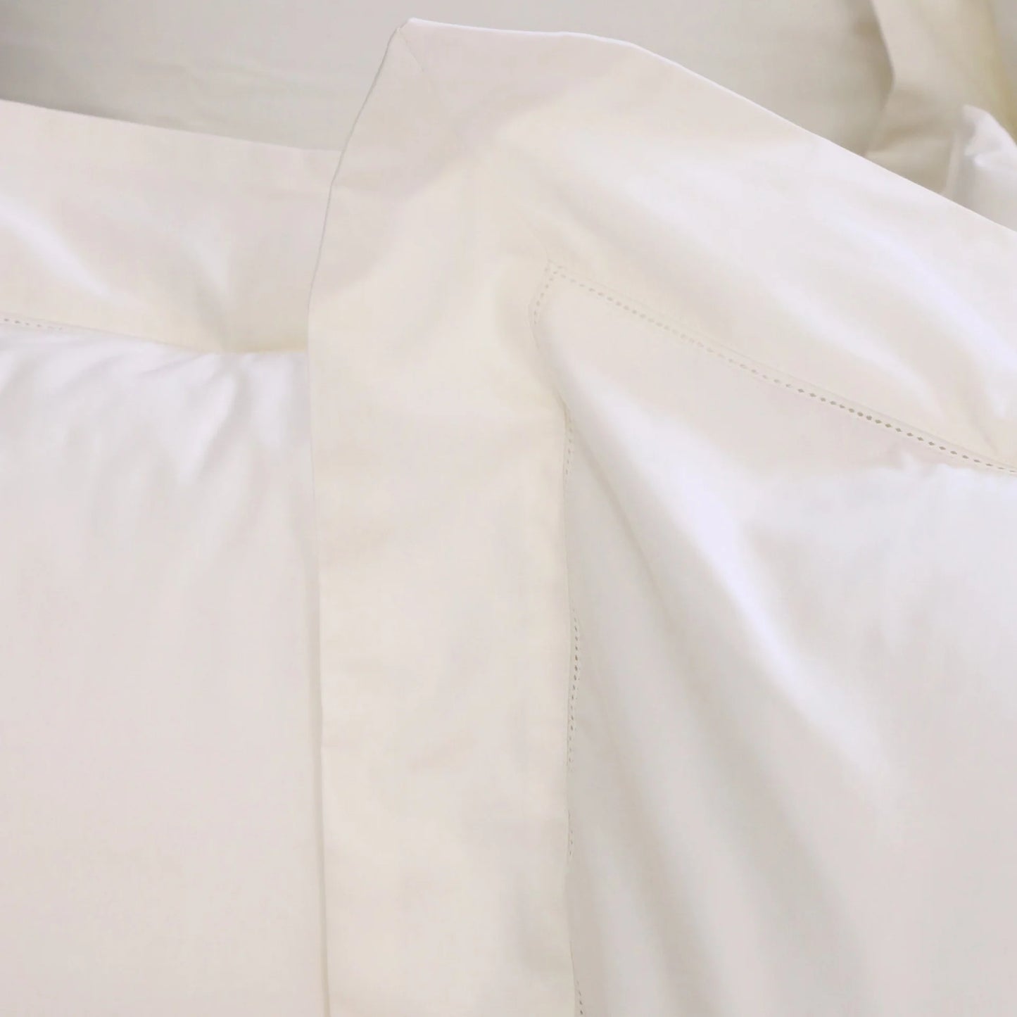 Classico Hemstitch Cotton Sateen Duvet Cover Set